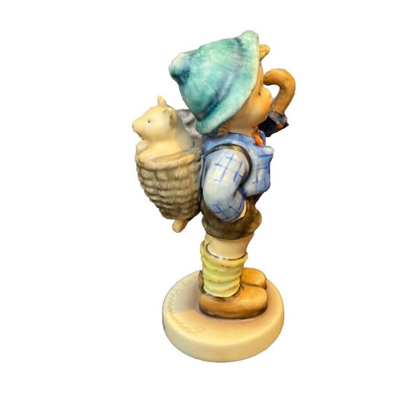 Goebel Hummel Figurine Home From Market #198 2/0 Pig Germany 2007 Farm Rustic - Picture 2 of 6